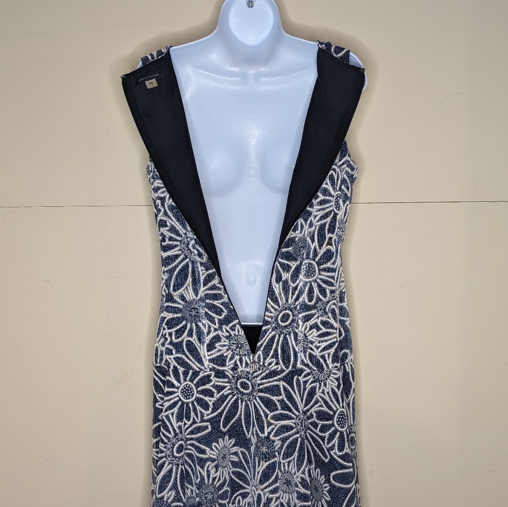 Tommy Hilfiger Fit And Flare Sleeveless Dress Daisy Print Midi - Picture 5 of 9